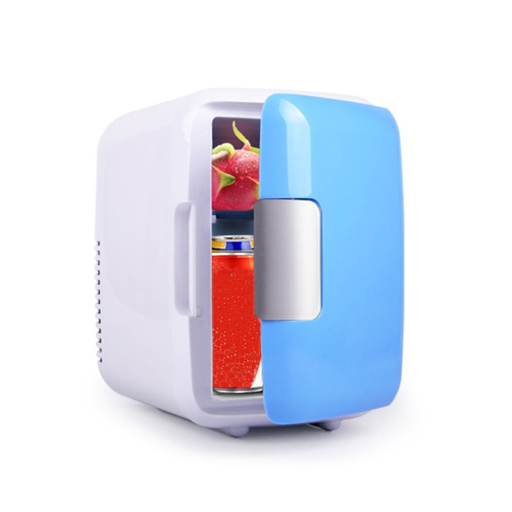 4-Liter Refrigerator Refrigeration Small Constant Temperature Refrigerator For Home Use: Blue / For car
