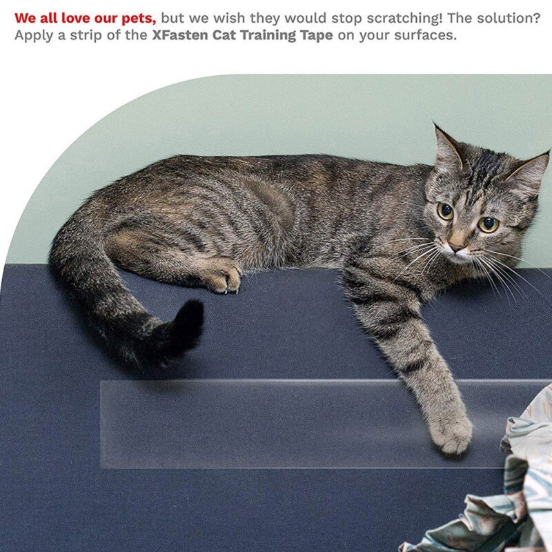 100*15Cm Transparante Kat Anti-Kras Tape Roll Meubels Guards Couch Protector Cat Scratch Preventie Duidelijke Sticker voor Sofa
