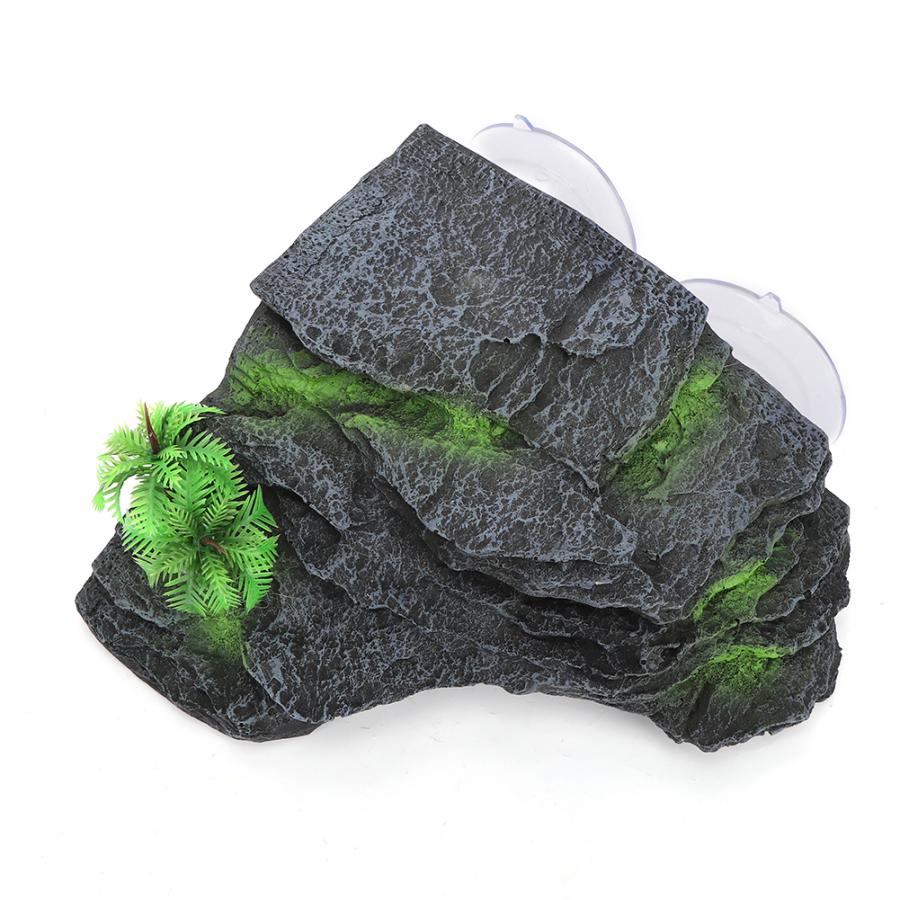 Resin Ladder Climbing Platform Hide Cave Fish Reptile Accessories Lizard Amphibian Landscaping Aquarium Ornament