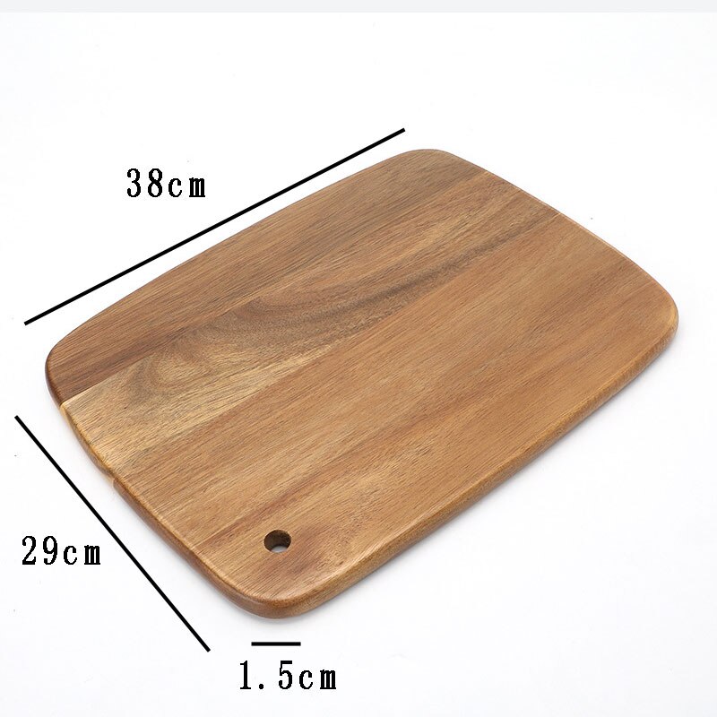 Acacia wood chopping board, steak chopping board, rectangular chopping board, kitchen solid wood chopping board