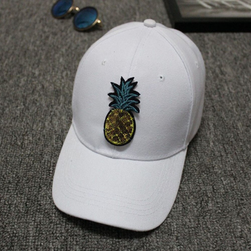 Outdoor Men Women Baseball Tennis Caps Pineapple Embroidery Adjustable Snapback Hats comfortable to wear 0824