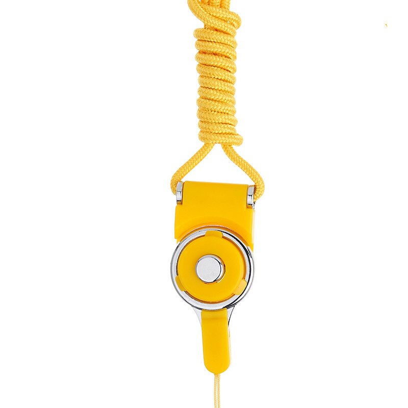 Multi-function Mobile Phone Straps Rope for Samsung Galaxy S6 S7 edge Plus iphone 6 Plus Lanyard Neck Strap Phone Straps: yellow