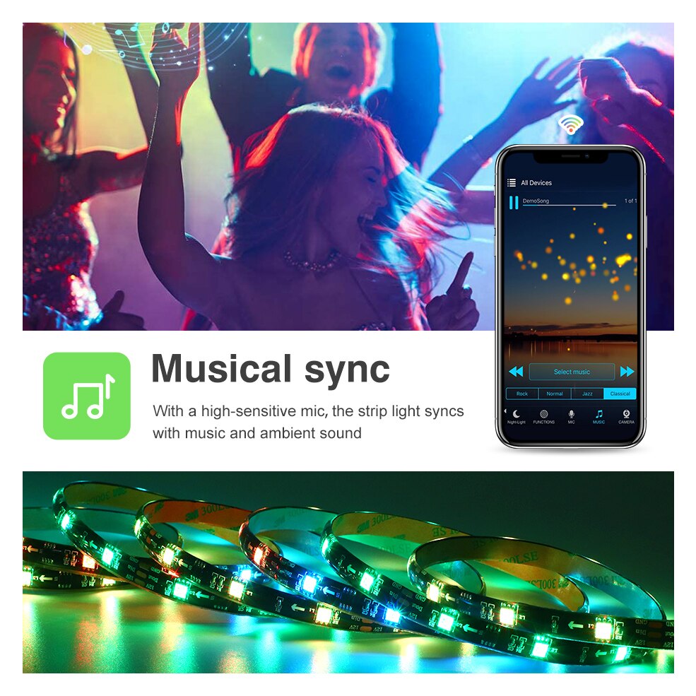 5-24V Wifi Smart Pixel Led Controller Für WS2812b WS2811 Streifen Musik Voice Control Arbeit Mit Google Assistent/Alexa, 2 ausgang
