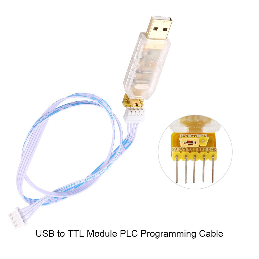Usb til ttl-modul plc programmeringskabeladapter konvertertrådkabelrabat