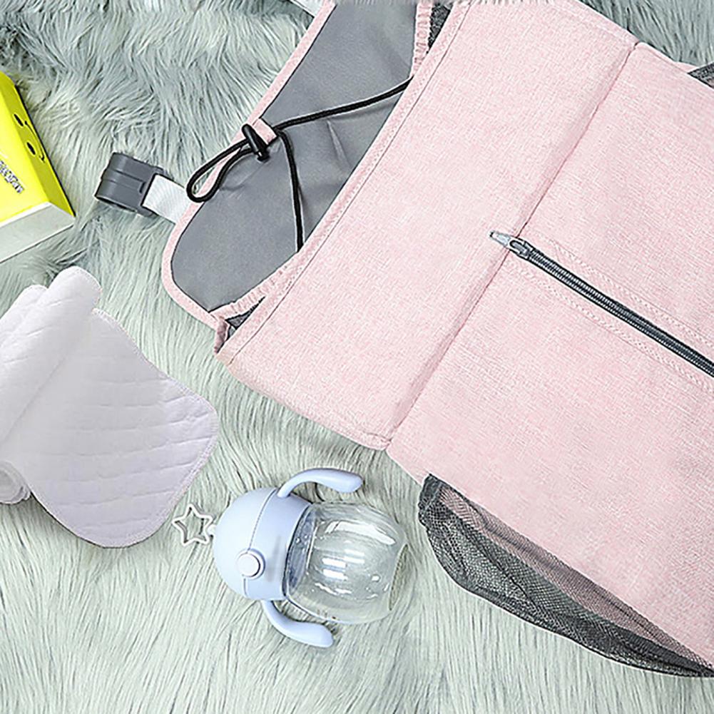 Kleinkind Multi-Funktion Lagerung Tasche Bett Organizer Große Kapazität Wasserdichte Flachs Nacht Hängende Lagerung Tasche für Baby Liefert