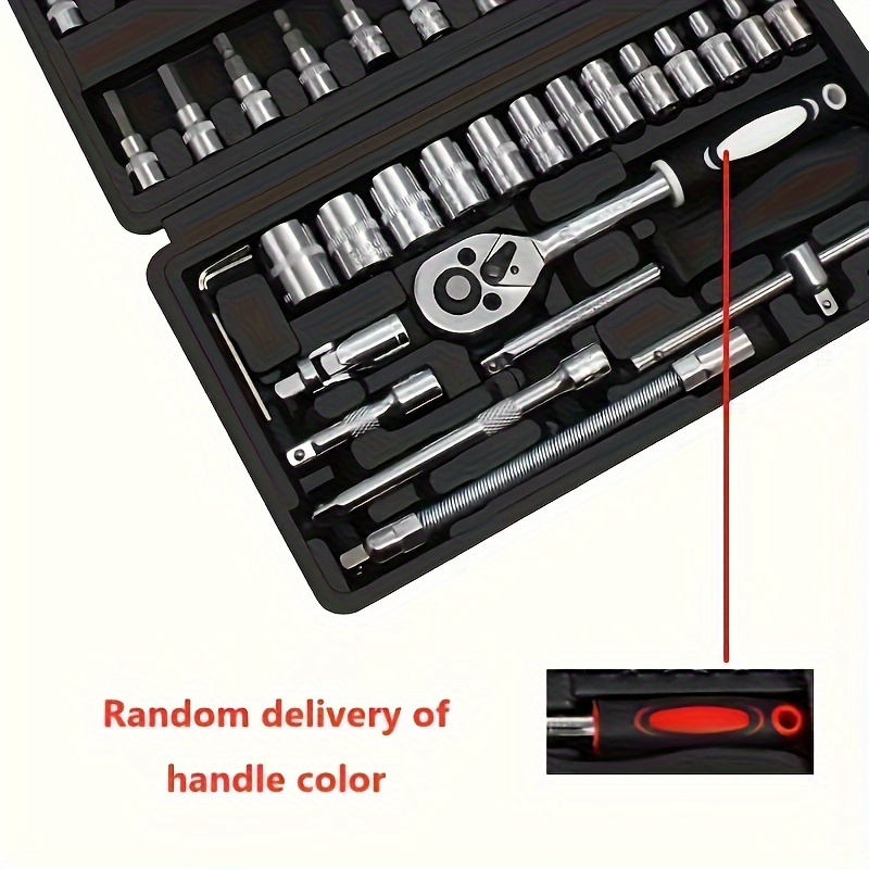Complete Auto Mechanic Tool Kit - Premium Ratchet & Screwdriver Set, Ultra-Portable for Car, Bike & Motorcycle Maintenance