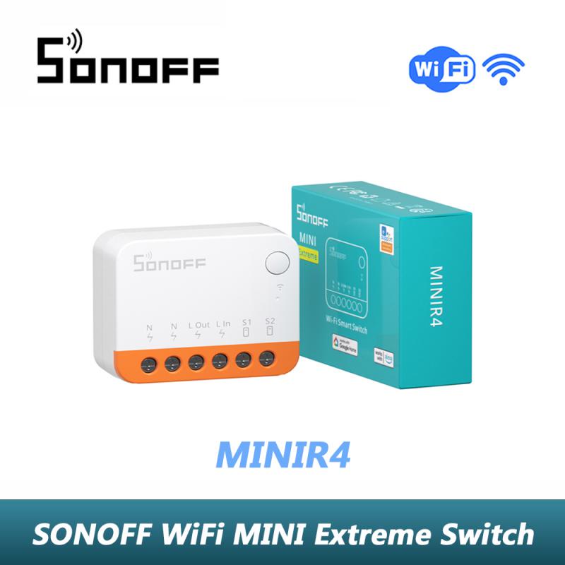 SONOFF MINIR4M Wifi interruptor inteligente Compatible con Matter controlador inalámbrico interruptor Universal a través de Alexa Google Home Control de voz:  Opción2
