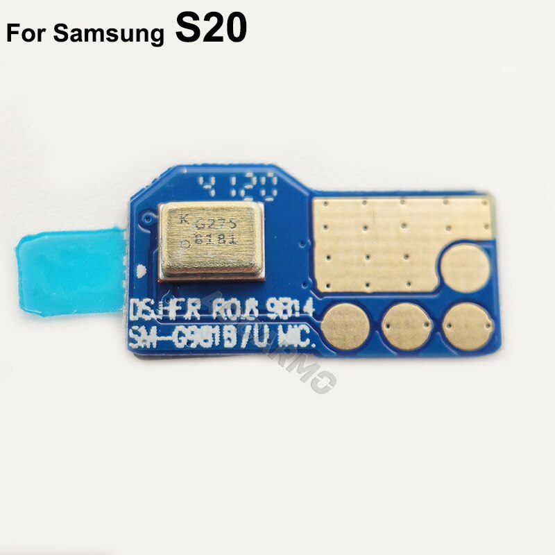 Aocarmo Voor Samsung Galaxy S20/S20 +/S20 Plus/S20U Top Microfoon Module Element Ruisonderdrukking Microfoon flex Kabel Vervanging Deel