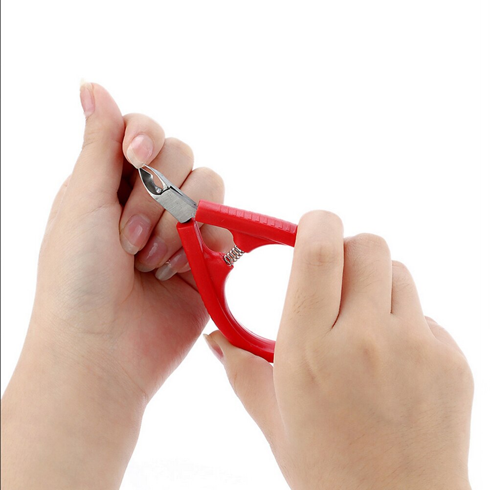 Cortaúñas cortador de uñas artístico, herramientas, cuchara empujadora, dedos, manicura, callos, afeitadoras profesionales de cutículas de acero inoxidable, 1 ud.