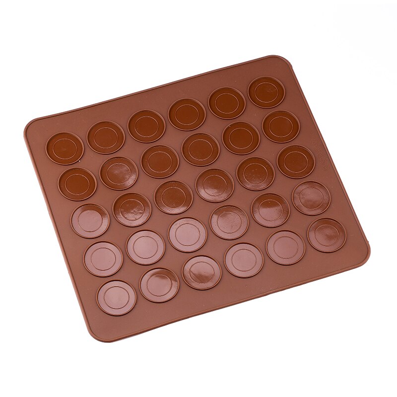 Macaroon Kit Macaron Silicone Mat Non-Stick Baking Mold Set 48 Capacity Macaron Pot Cake Decorating Supplies: 30 Macaron Mat