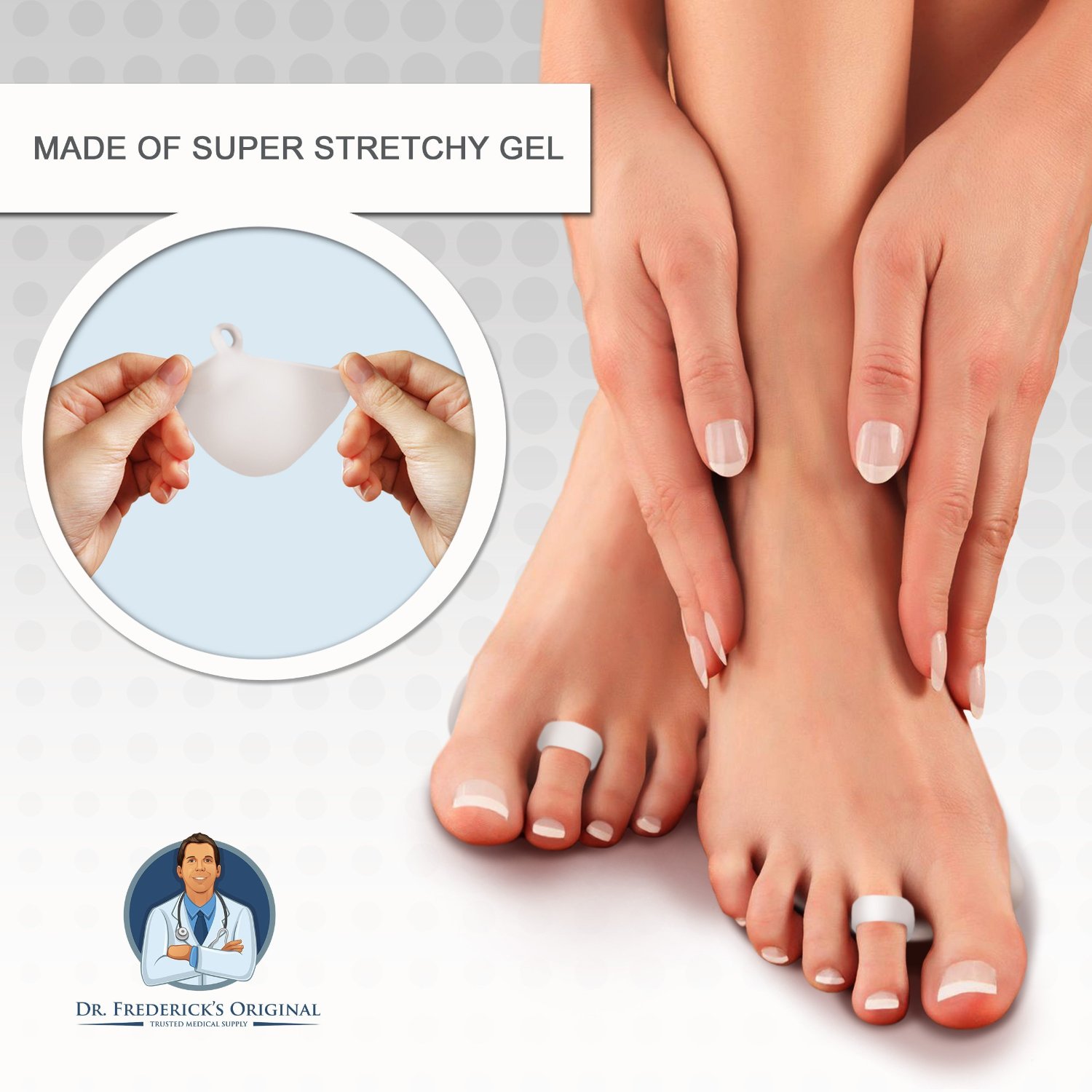 2Pcs Silicone Toe Pads Gel Forefoot Pad Feet Care High heels Half Insole Foot Care Metatarsal Toe Support Z52401