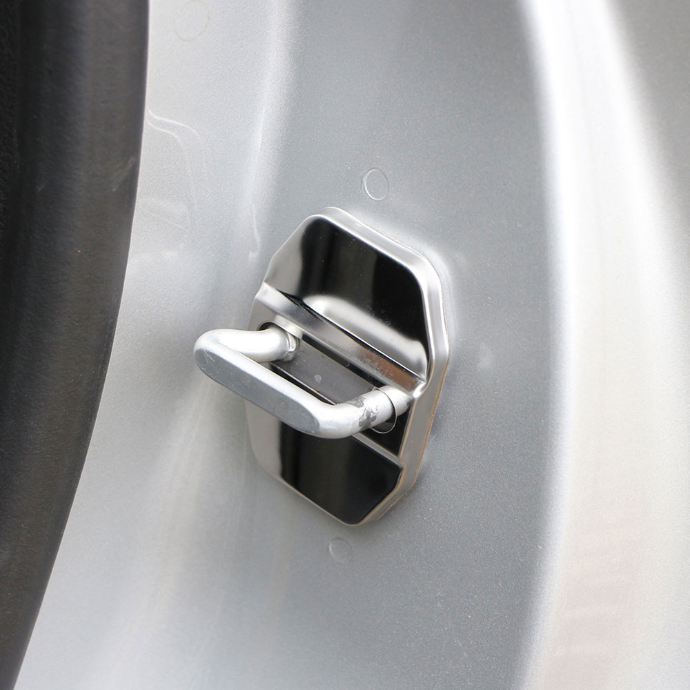 Xburstcar dørlås beskyttelsesdæksel interiør dørlåser dækker trim til jeep kompas tilbehør