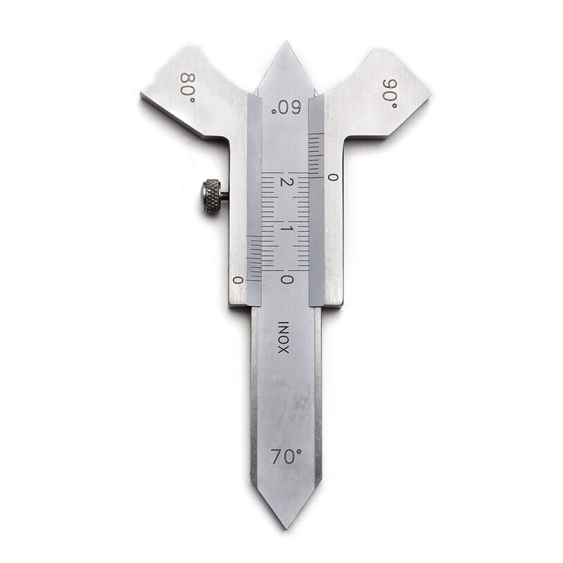0-20Mm Steel Digital Welding Seam Measure Vernier Weld Gauge Weld Inspection Ruler 60 70 80 90 Degree Angle Measure