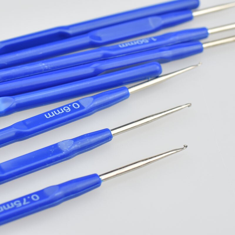 8pcs/lot Crochet Hook Set 0.6mm-1.75mm DIY Crochet Hooks Needle Arts Craft For Crochet Hooks And Knitting Needles Sewing Tools