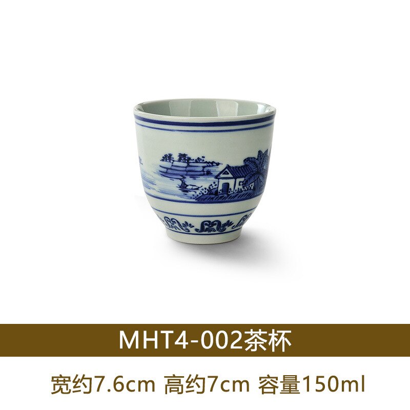 150ml japanska koppar tekopp vinglas stengods keramik restaurang vattenkopp med kopp kaffekopp: Mht 4-002