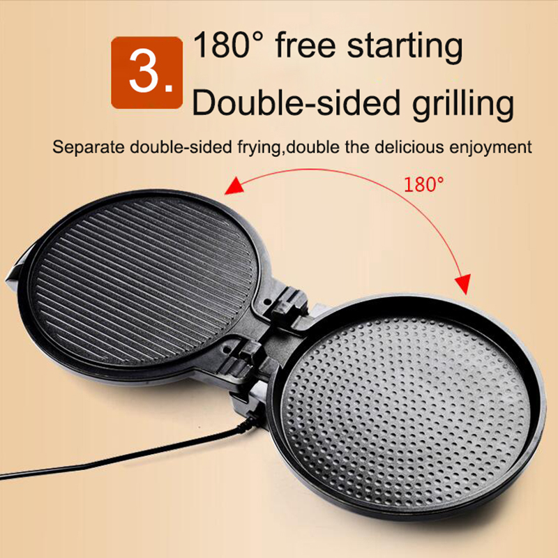 JIQI-plancha eléctrica para hacer crepes, máquina para hornear tortitas, Pizza, China, Primavera
