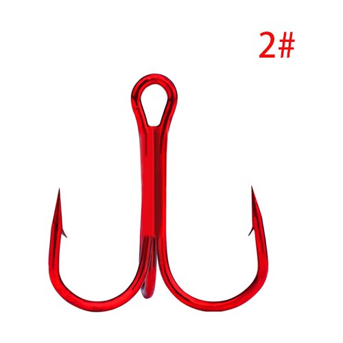 Owler – Triple hameçon de pêche rouge, cercle de mer, Tee, accessoires d&#39;équipement, Jig Head, hameçon japonais Tre, 5001: 2