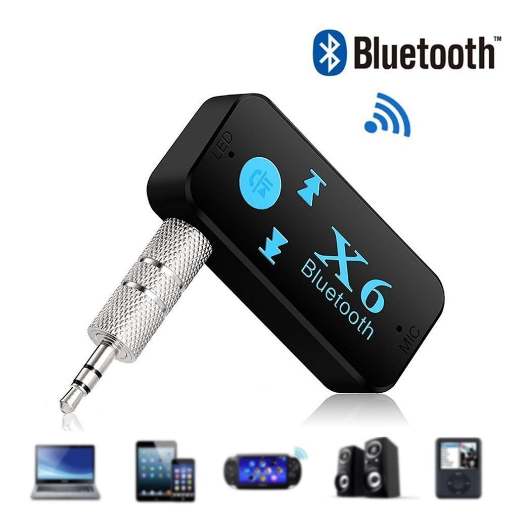 X6 Auto Bluetooth Ontvanger Auto MP3 Speler AUX Auto Bluetooth Handsfree Bluetooth Adapter 3 in 1 Draadloze 4.0 USB