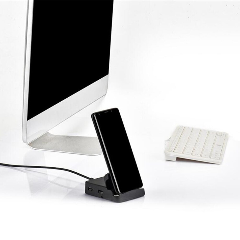 Hub Docking Station 6 In 1 Power Charger Kit Telefoon Stand Thuis Leveringen Voor Macbook 1Pc Bank Accessoires Type C Dex Pad