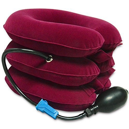 neck massage Inflatable collar to relieve neck muscles, reduce headaches, mild stretching of the cervical spine.