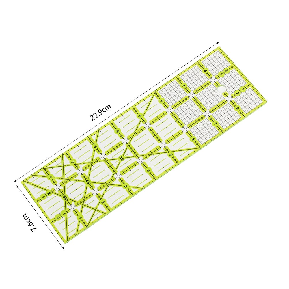 Sewing Tailor Ruler Template Acrylic Ruler DIY Patchwork Feet Measuring Tool Household Drawing Ruler Cutting Quilting