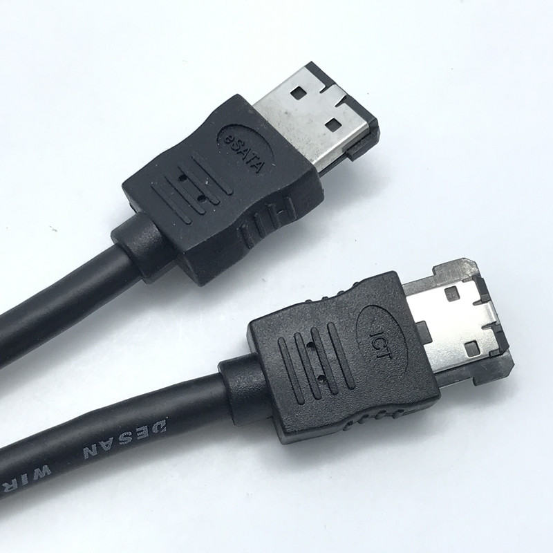 E-SATA Naar Esata-kabel Esata Male Naar Mannelijke Uitbreiding Data Transfer Cable Koord Voor Draagbare Harde Schijf 1.2M/120Cm