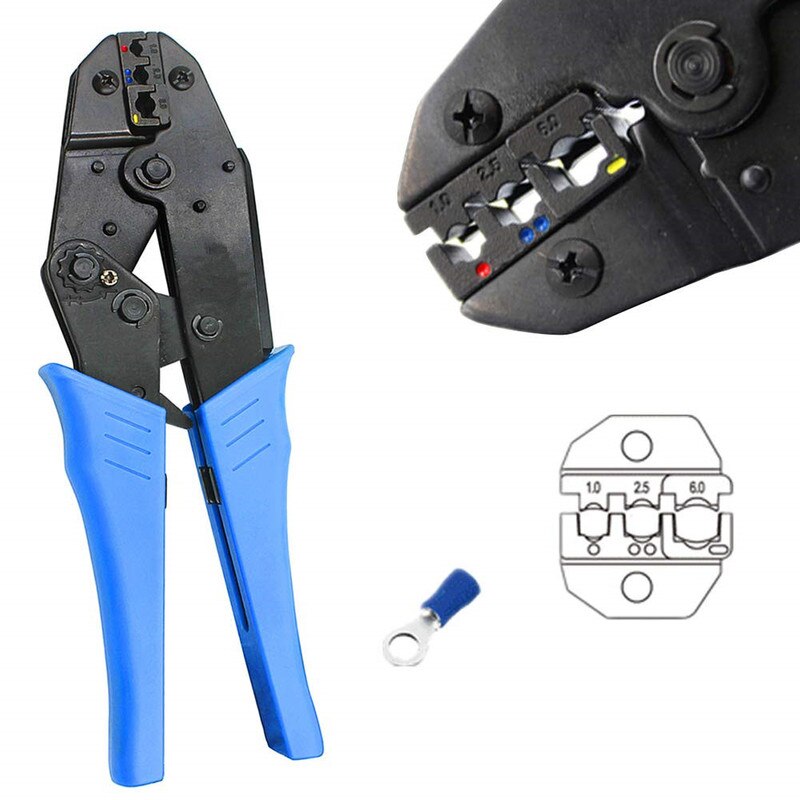 HS-30J crimping tool set terminal crimping pilers electrician tools 0.5-6.0mm² Europe style plier with terminal box: HS-30J