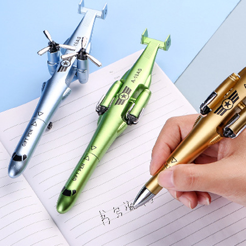 Helicopter Airplane Shape Gel Pen Student Writing Office Supplies Student Stationery Boy
