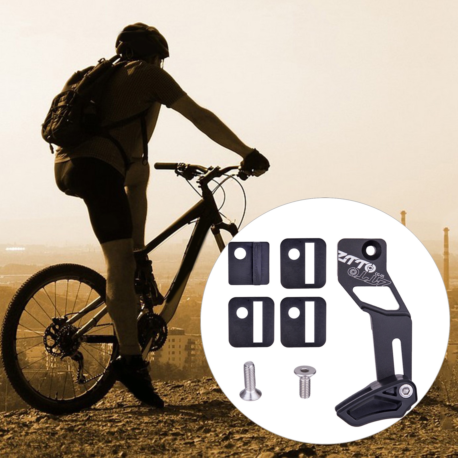 Mtb Direct Mount Chain Guide Lichtgewicht Mtb Racefiets Chain Guide Protector Voor Mountain Fiets Fietsen Accessoires