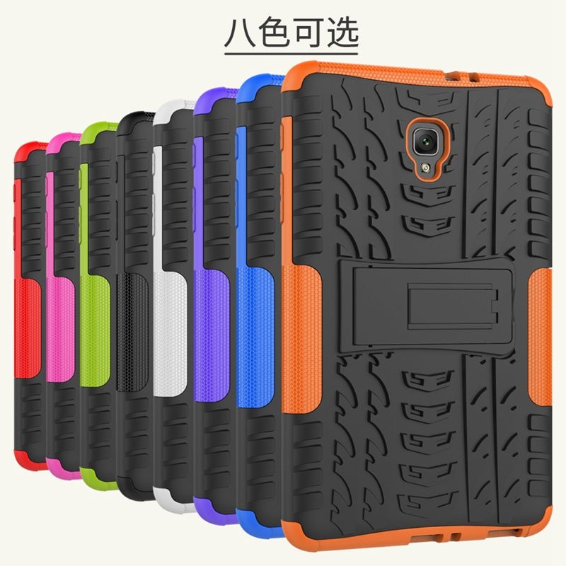 For Samsung galaxy Tab A 8.0 case for SM- T380 T385 Tablet Armor case TPU+PC Shockproof Stand Cover capa