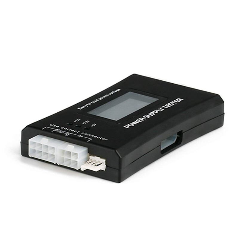 Testeur d'alimentation lcd 20+4 broches pour atx, itx, btx, pci-e, sata, hdd