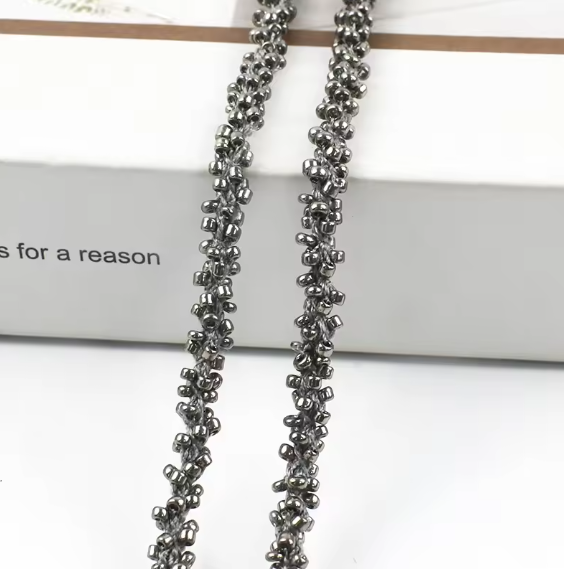 5mm Beaded Lace Trim for Sewing Clothes Trimmings Wedding Dress Curtain Laces Ribbon Decoration Hair Accessories: Antique Brass