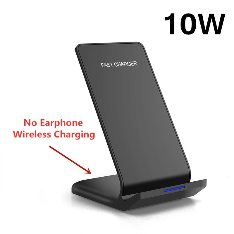 FDGAO 15W Fast Wireless Charging Holder Qi Induction Charger Stand For Samsung Note 10 9 S20 S10 For iPhone 8 X XS XR 11 Pro Max: 10W Charger