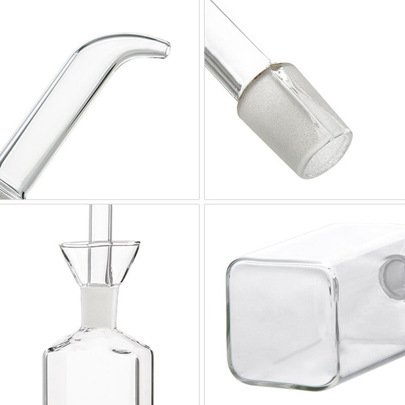 Nordic glass oil pot seasoning seasoning pot soy sauce bottle vinegar pot household kitchen supplies leak-proof oil bottle