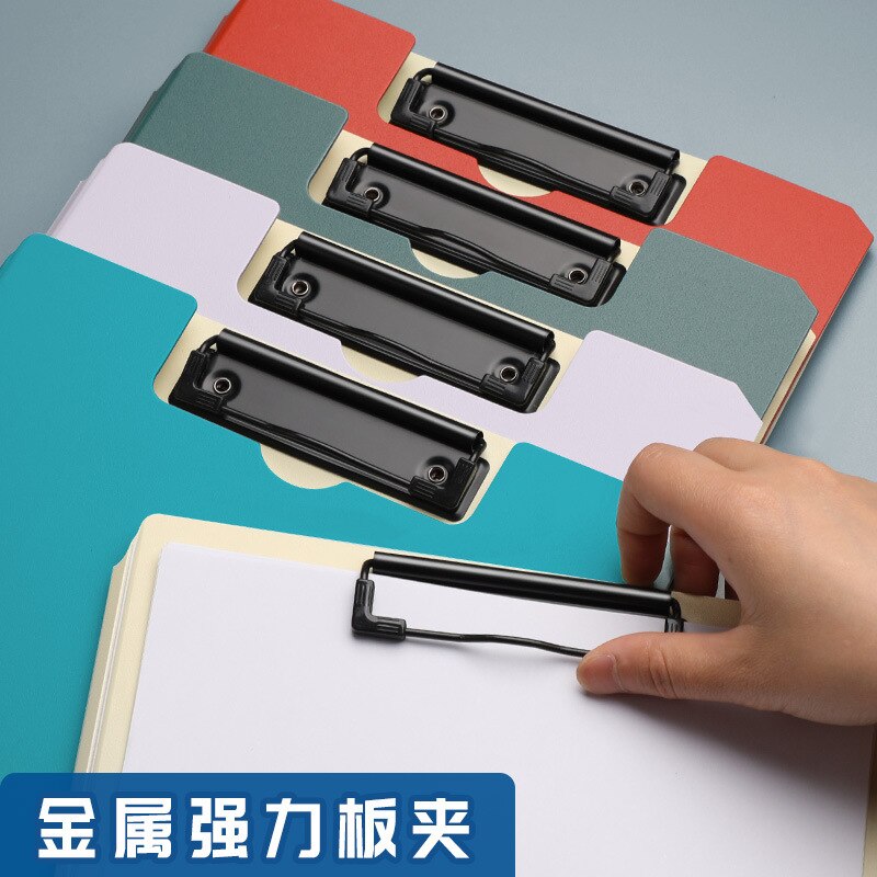 A4 Folder Portable File Clipboard Single Clip/dual Clips Optional Clipboard Folders Filing Supplies Stationery Office Supplies