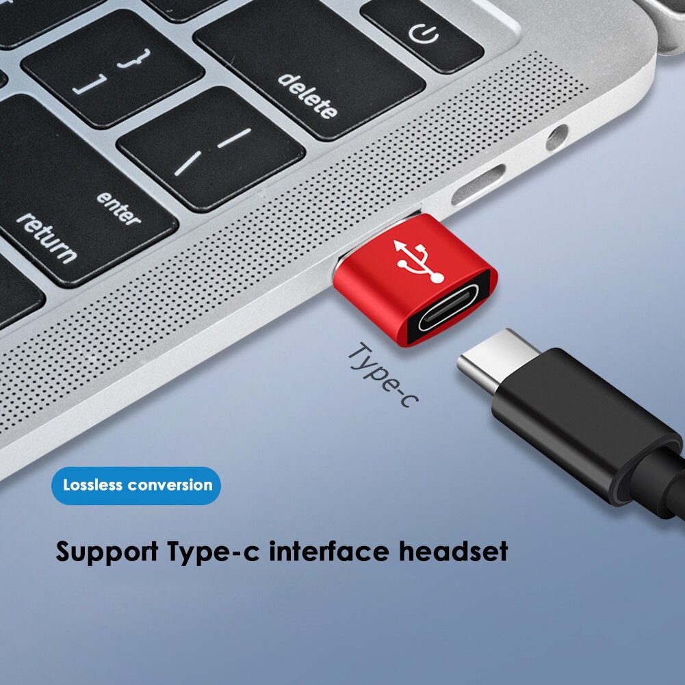 Mini Typ-C Weibliche zu USB 3,0 Männlichen Adapter Daten Transfer Ladung OTG Anschluss