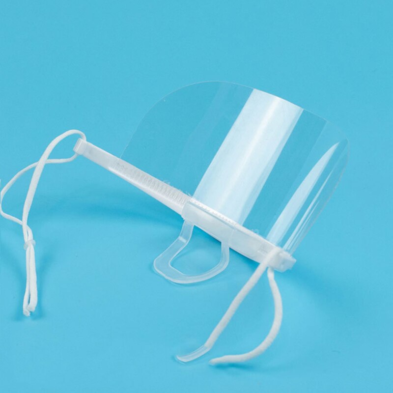 10 Pcs Transparante Maskers Fabriek Prijs Permanente Catering Voedsel Hotel Plastic Keuken Restaurant Maskers