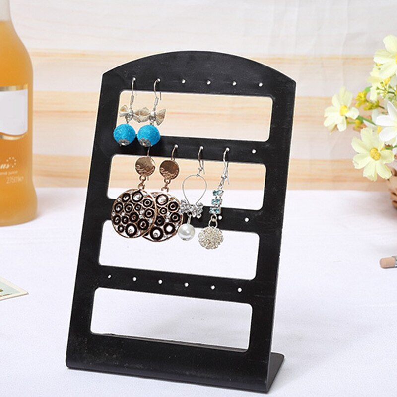 Brincos expositor titular jóias rack chique acrílico organizador