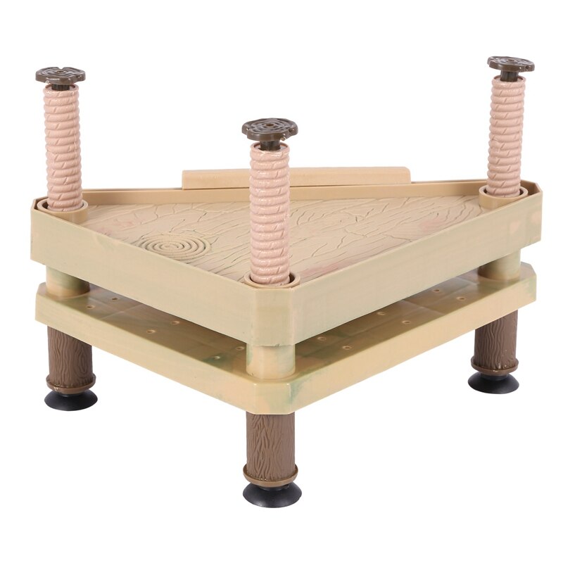 Reptiel Schildpad Kikker Pier Drijvende Platform Met Hond Pluche Puzzel Bijten Molaire Tanden Dinosaurus Piepende Hond Speelgoed