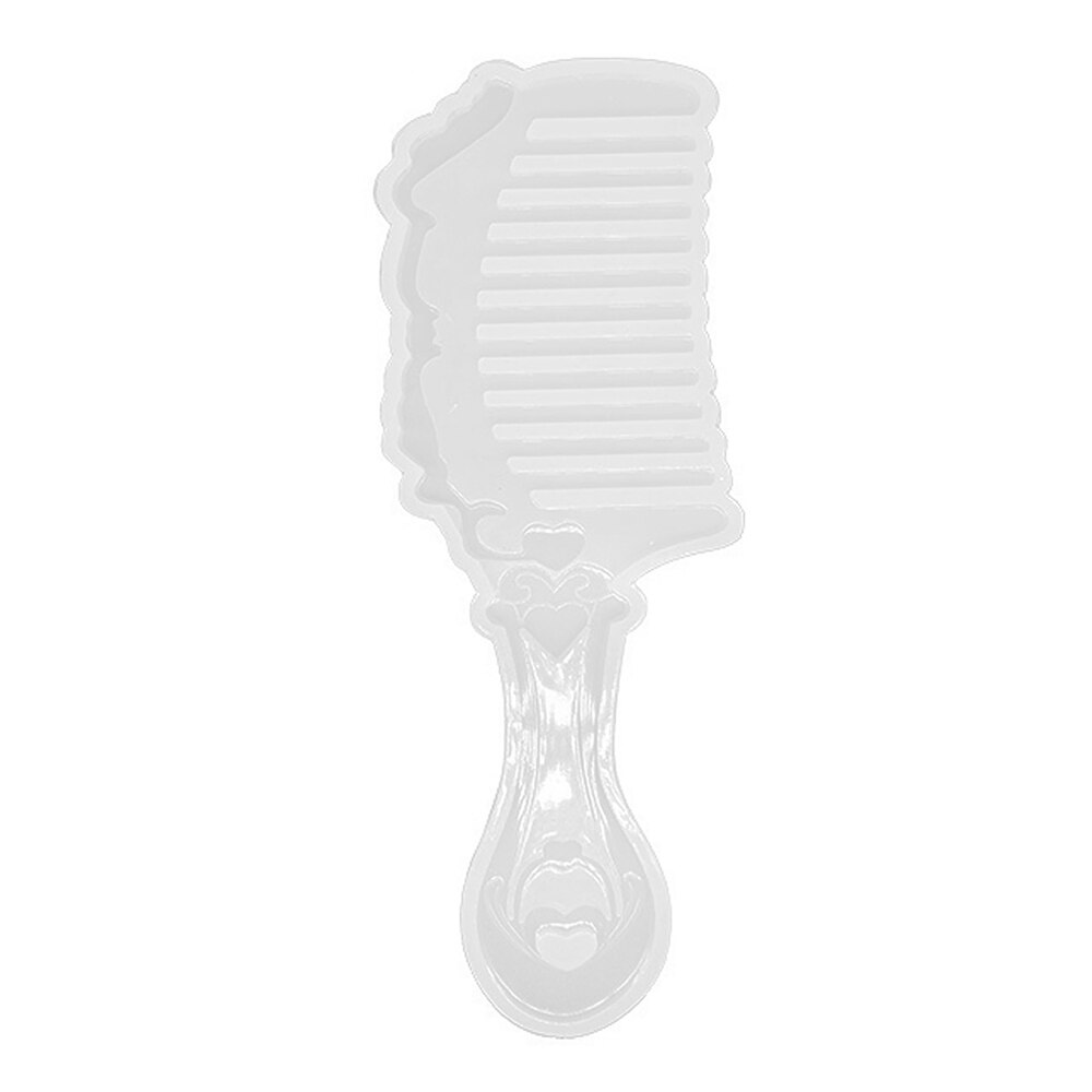 DIY handcraft peine espejo peine silicona molde de resina epoxy 1pc flexible y durable: 1SZ