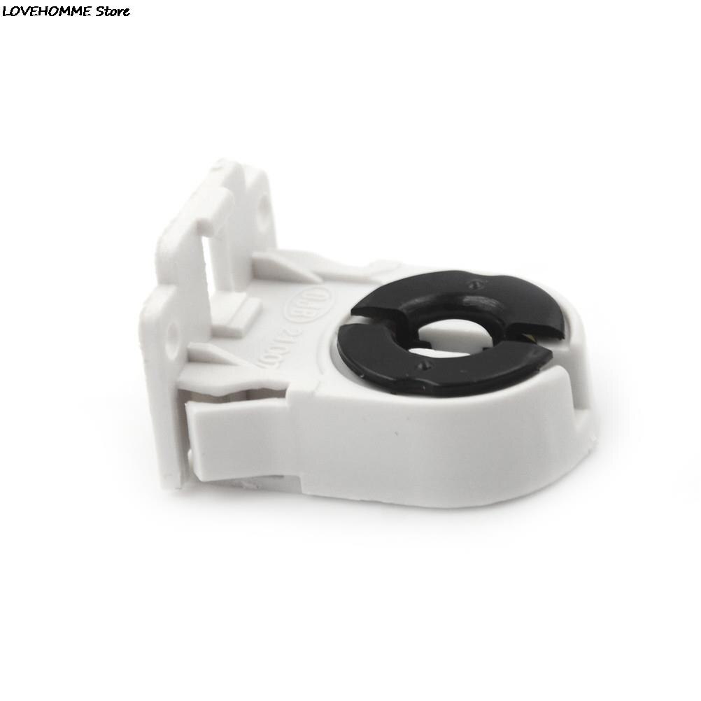 Soporte de plástico para lámpara LED, Base de luz fluorescente, forT8 G13, T8, AC100-250V