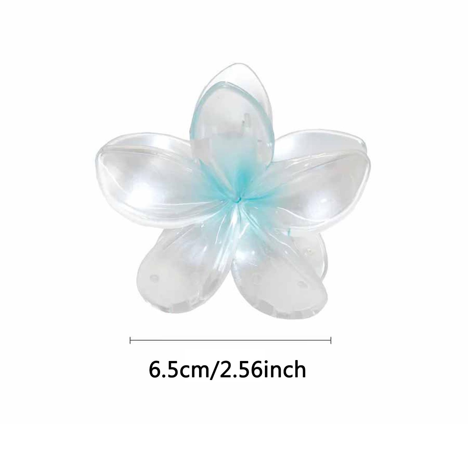 Bohemia Style Flower Hair Claws para mulheres, Crab Clamp, presilhas, gradiente hairpin, grampos de cabelo, praia havaiana, acessórios para meninas
