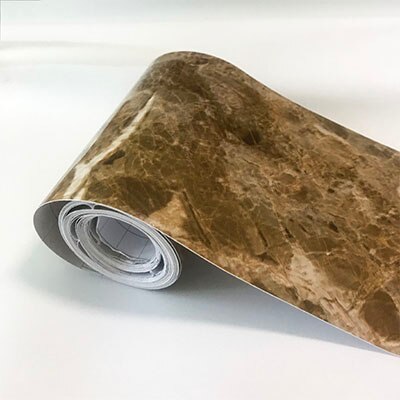 Self-Adhesive Wallpaper Borders 3D Marble Texture Luxury Home Decor Kitchen Bathroom Waterproof Removable Wall Stickers 3D Decal: WB04 08