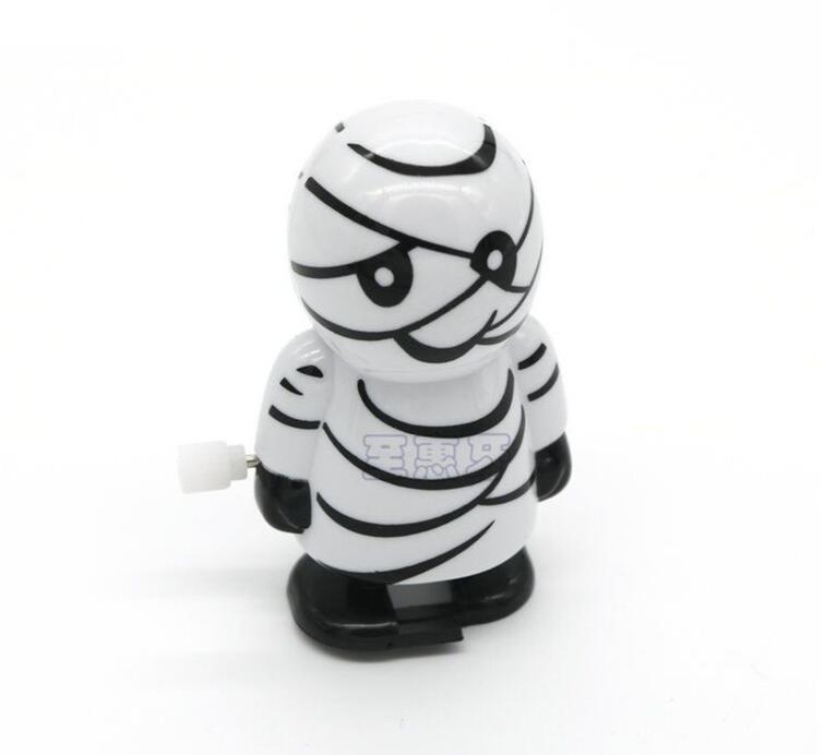 Iwish halloween opwindbare springende witte mummie menselijk skelet springende mummies menselijke schedel speelgoed voor kinderen speelgoed allerheiligen & #39 ; dag
