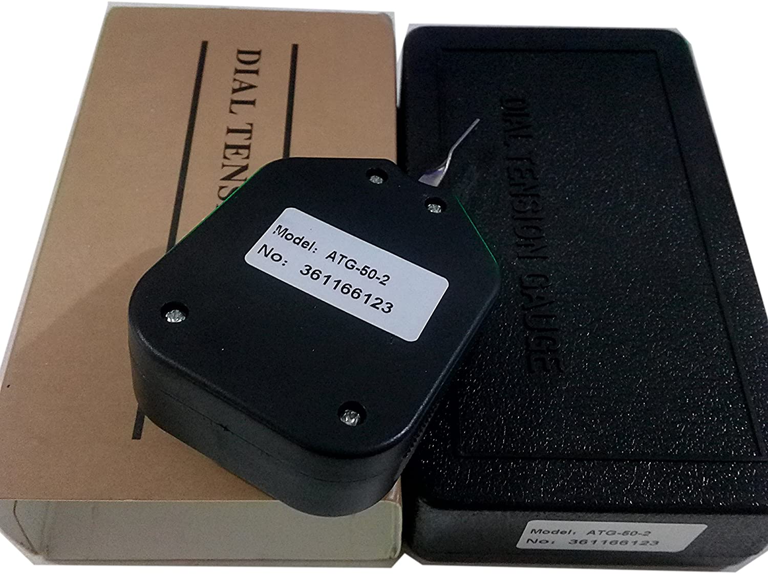 Dial Spanning Meter Gauge Tensiometer Gram Force Meter Met Enkele Pointer 50G Dubbele Naald Gram Gauge Zwart