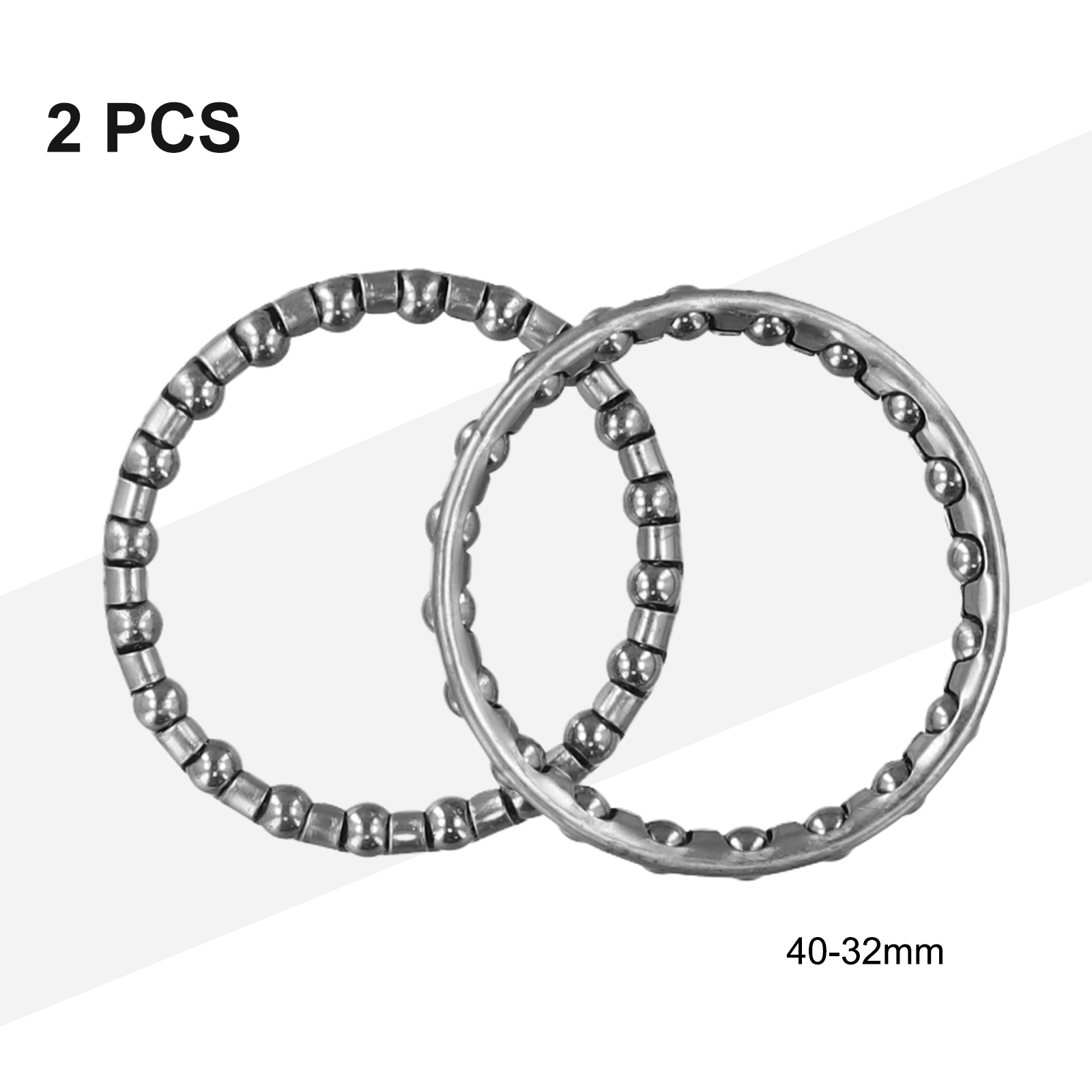 2 stks Racefiets Volledige Set Wielnaaflagers Voorvork Headset Stalen Lager Fiets Reparatie Onderdelen Fietsen Accessoires