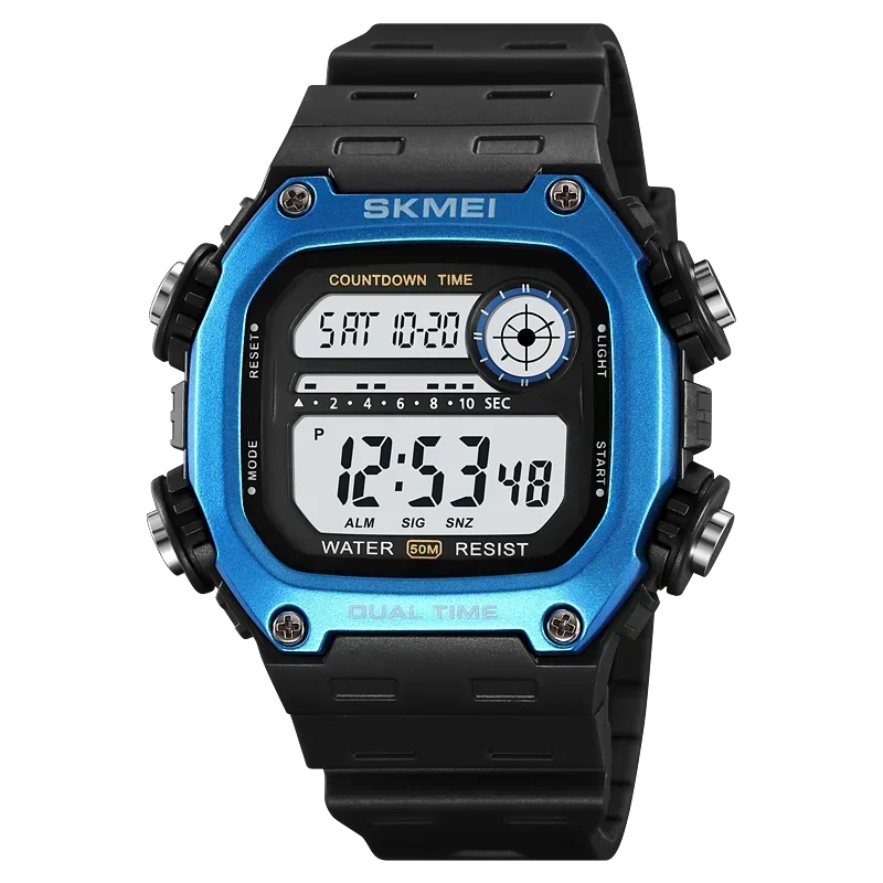 SKMEI Orologio sportivo da uomo a energia solare
