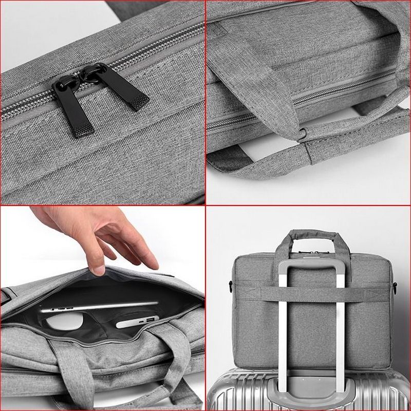 Lichte laptoptas heren 15.6 inch waterdichte oxford kantoor slanke notebooktas zakelijke handtas schouder laptoptas voor dames