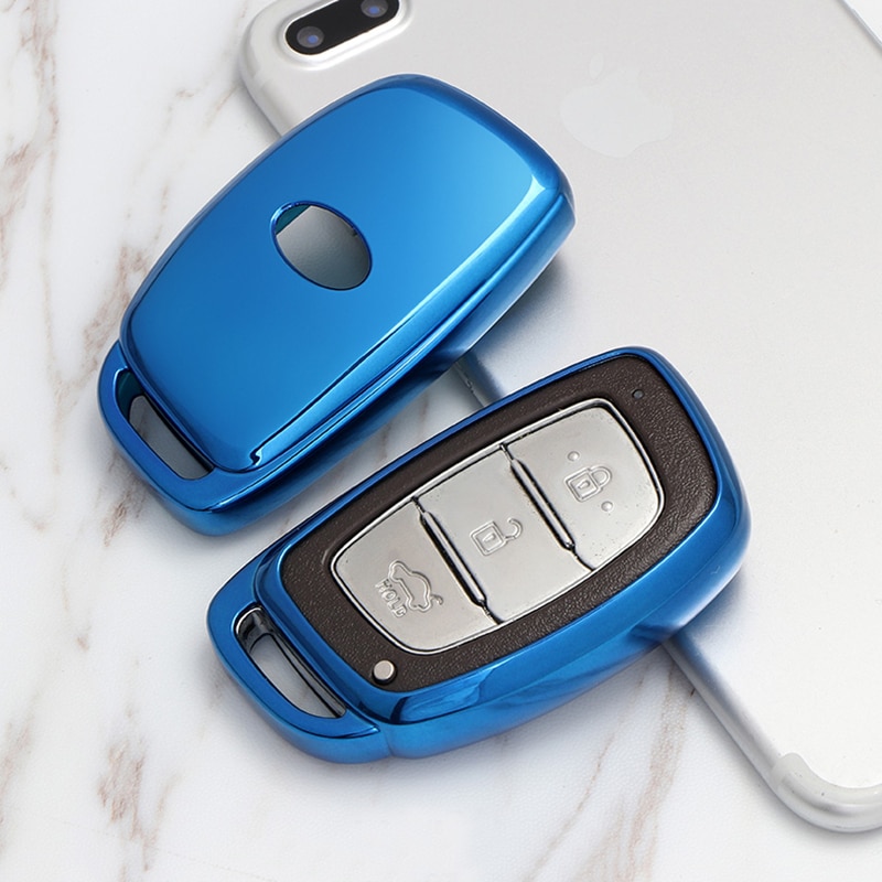 Bilstyling nyckelfodral för hyundai elantra  ix25 ix35 sonata tucson accent nyckelskalsskydd biltillbehör