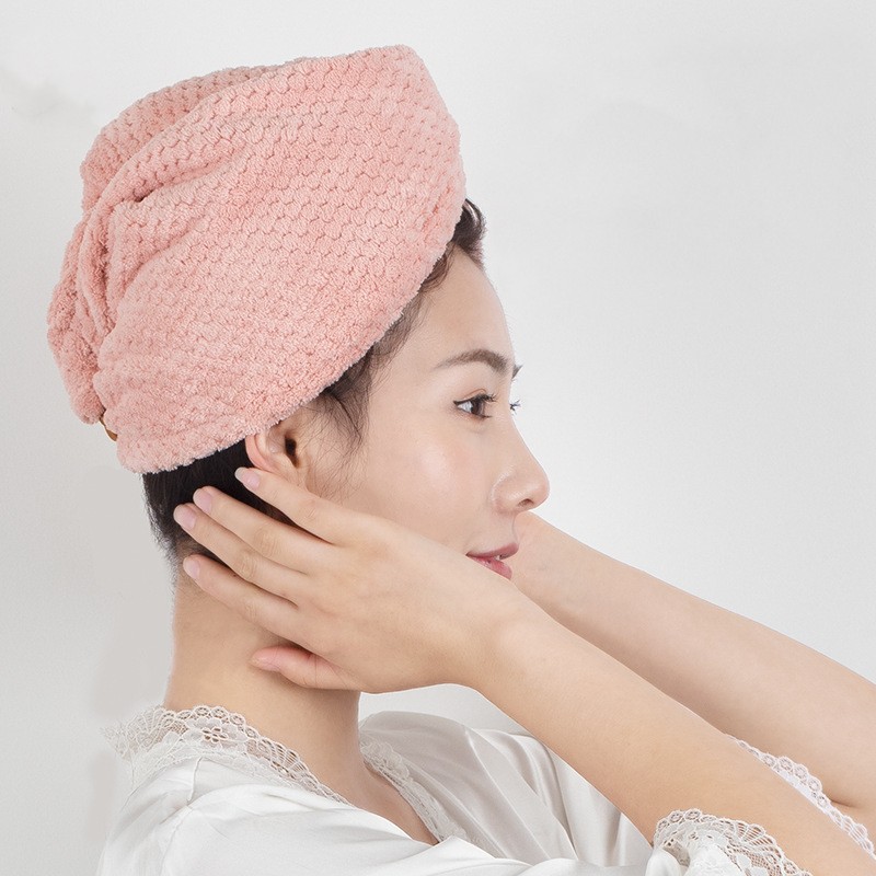 Ma'am Magic Mikrofaser-Haar, schnell trocknend, Trockner, Handtuch, Bad, Wickelmütze, Schnellkappe, Turban, trocken: Black